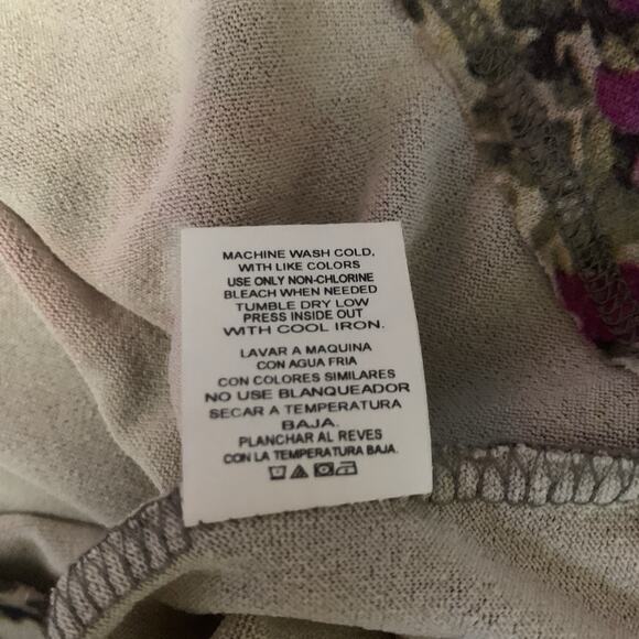 Vintage Xcit USA Floral Top Flare Sleeve Y2K Whimsy Fairy Grunge Womens Petite M - Picture 10 of 10